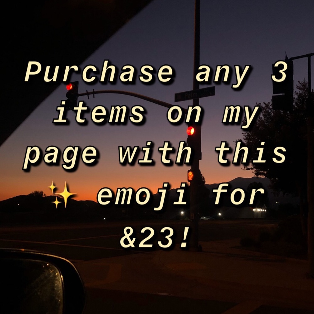 Check out my deal!